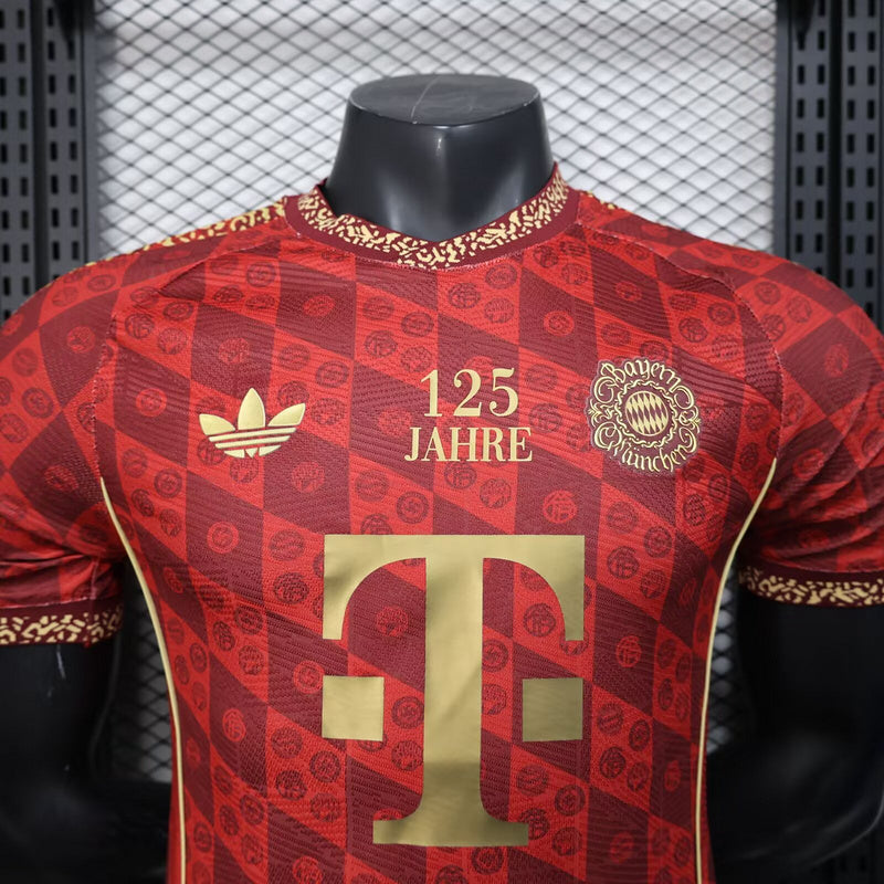 Camisola FC Bayern Munique 2025-26 Edição 125º Aniversário Versão Jogador