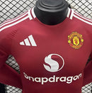 Camisola Manga Comprida Manchester United 2024-25 Home Versão Jogador