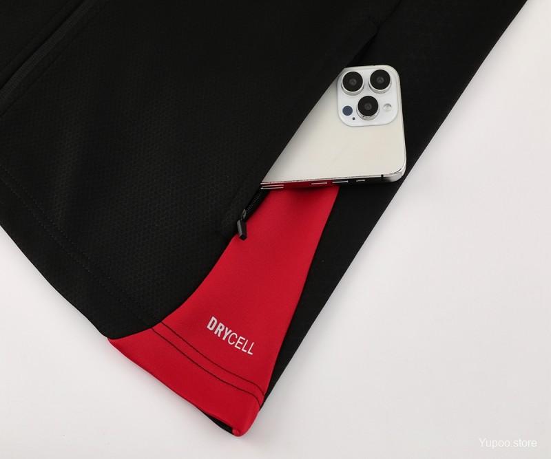 Conjunto de Treino AC Milan 2024-25 - Casaco sem Capuz