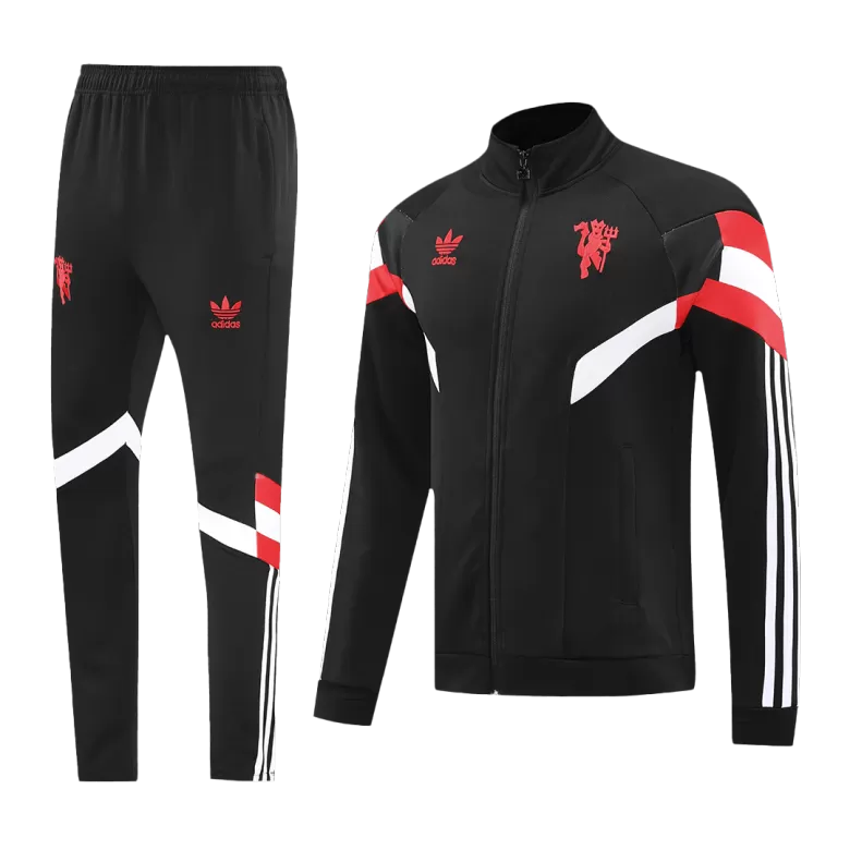 Conjunto de Treino Manchester United 2024-25 - Casaco sem Capuz