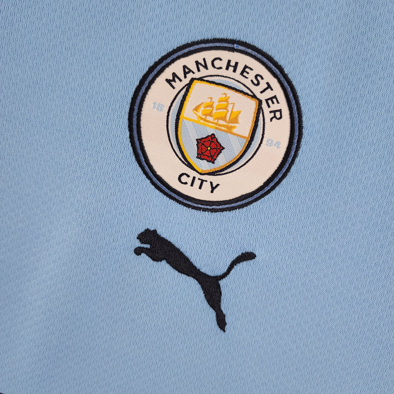 Camisola Feminina Manchester City 2022/23 Home