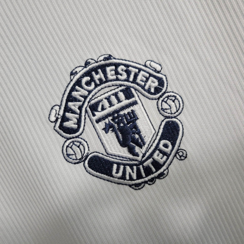 Camisola Retrô Manga Comprida Manchester United 2000-01 Away