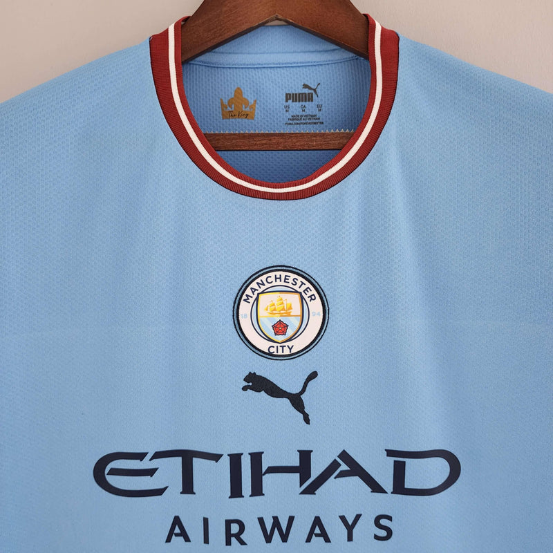 Camisola Manchester City 2022/23 Home