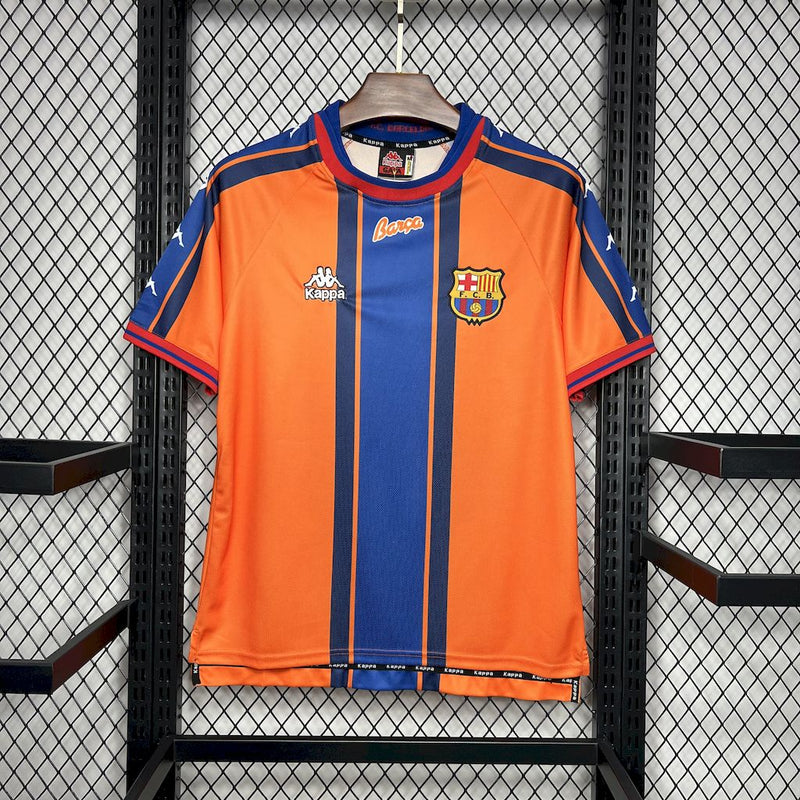 Camisola Retrô FC Barcelona 1997-98 - Away