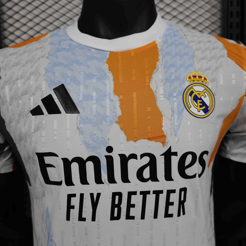 Camisola Real Madrid CF 2024-25 Pre-Match Versão Jogador