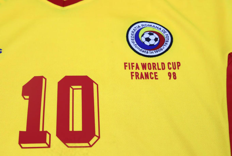 Camisola Retrô Romenia 1998 Home - HAGI