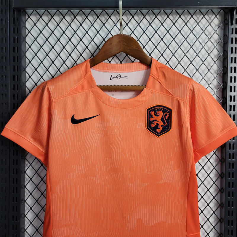 Camisola Feminina Seleção Holanda 2023/24 Home