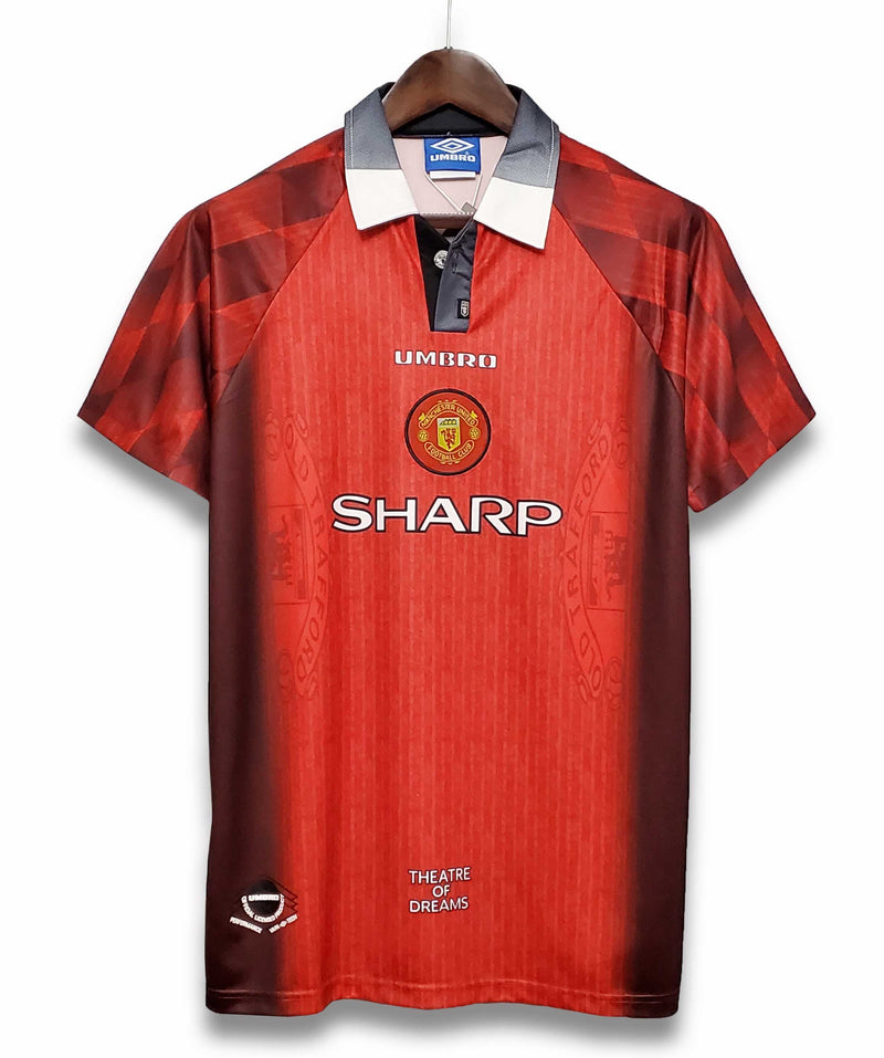 Camisola Retrô Manchester United 1996-97 - Home