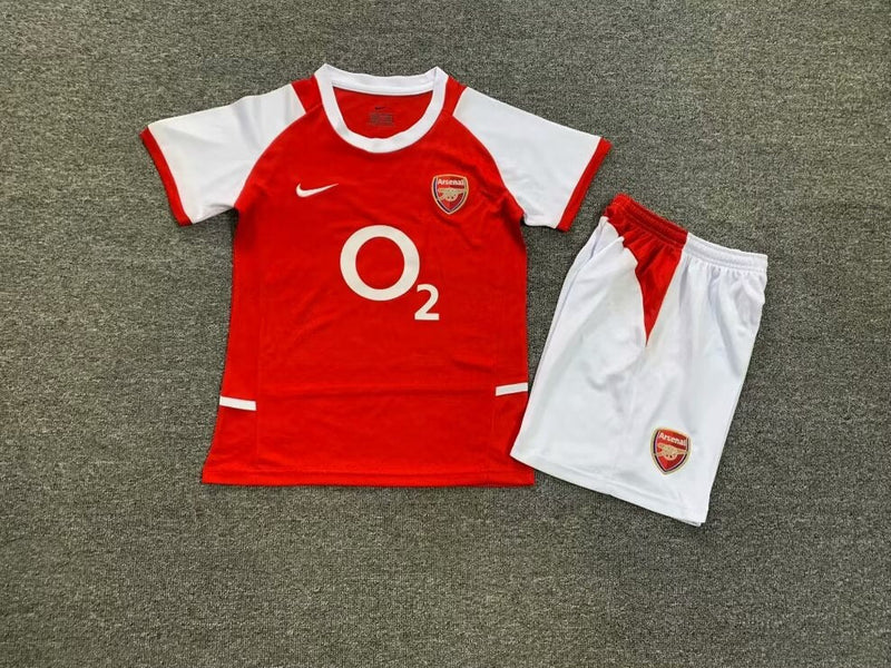 Conjunto Infantil Retrô Arsenal 2003-04 - Home