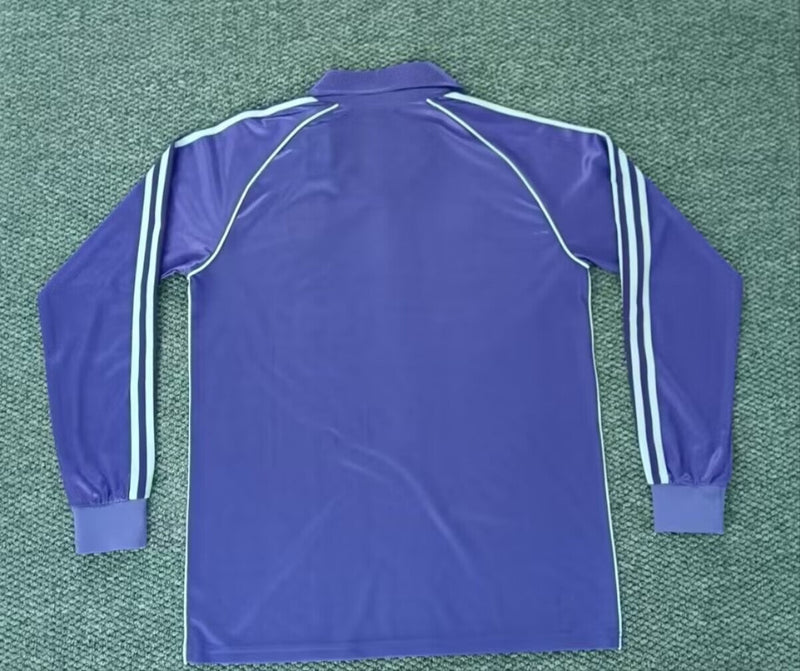 Camisola Retrô Manga Comprida Real Madrid 1983-84 - Away