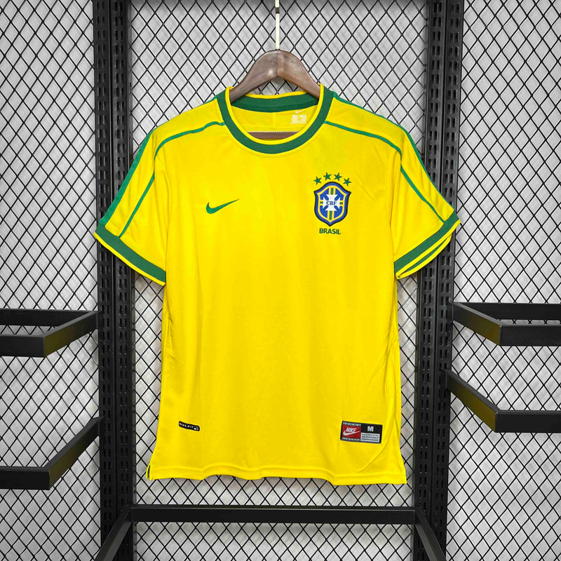 Camisola Retrô Seleção Brasil - 1998