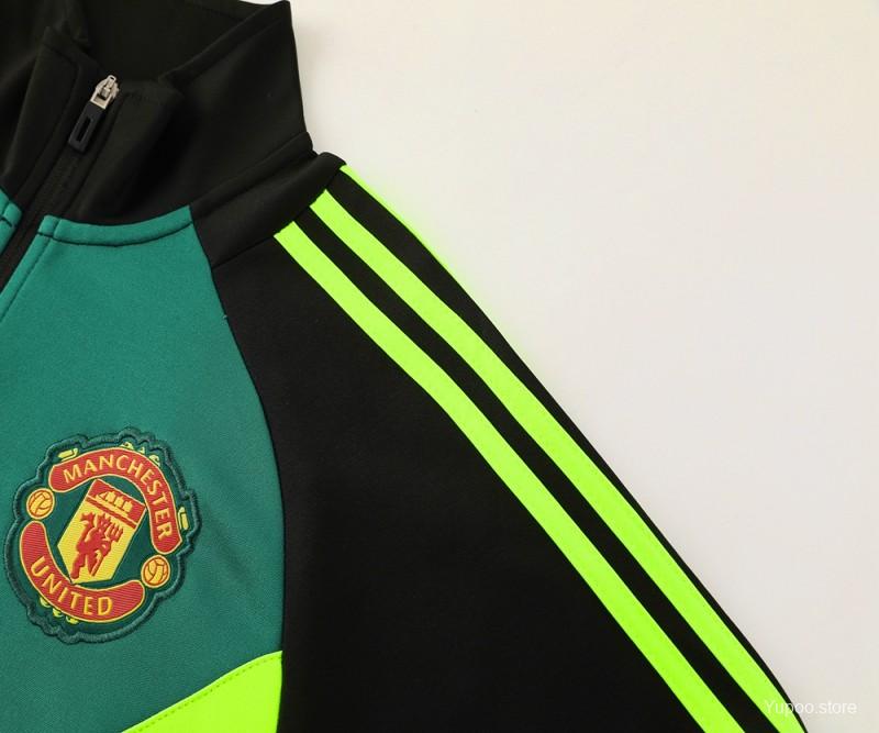 Conjunto de Treino Manchester United 2024-25 - Casaco sem Capuz