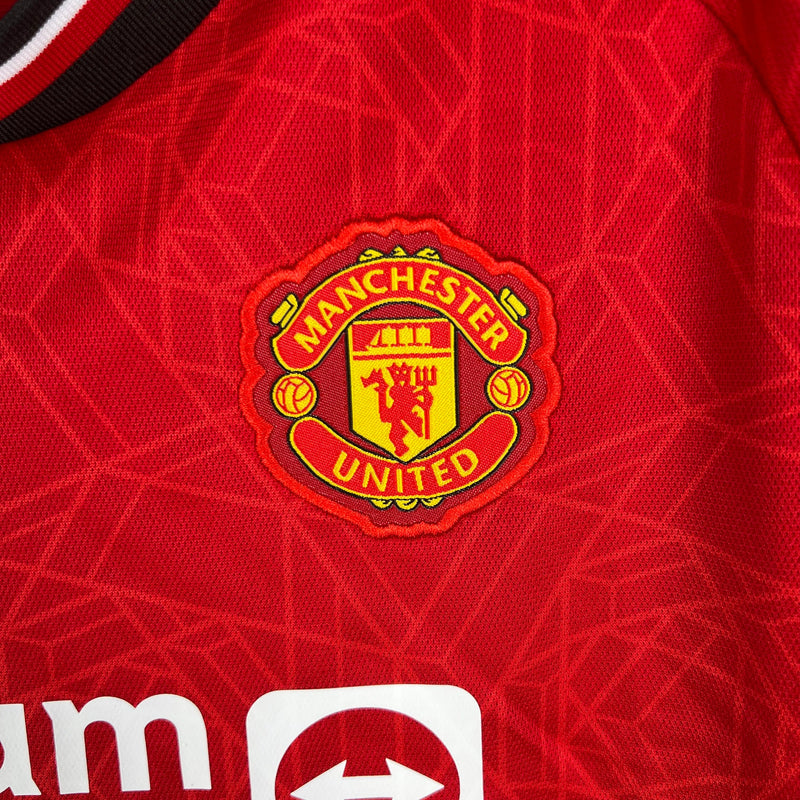 Camisola Feminina Manchester United 2023/24 Home