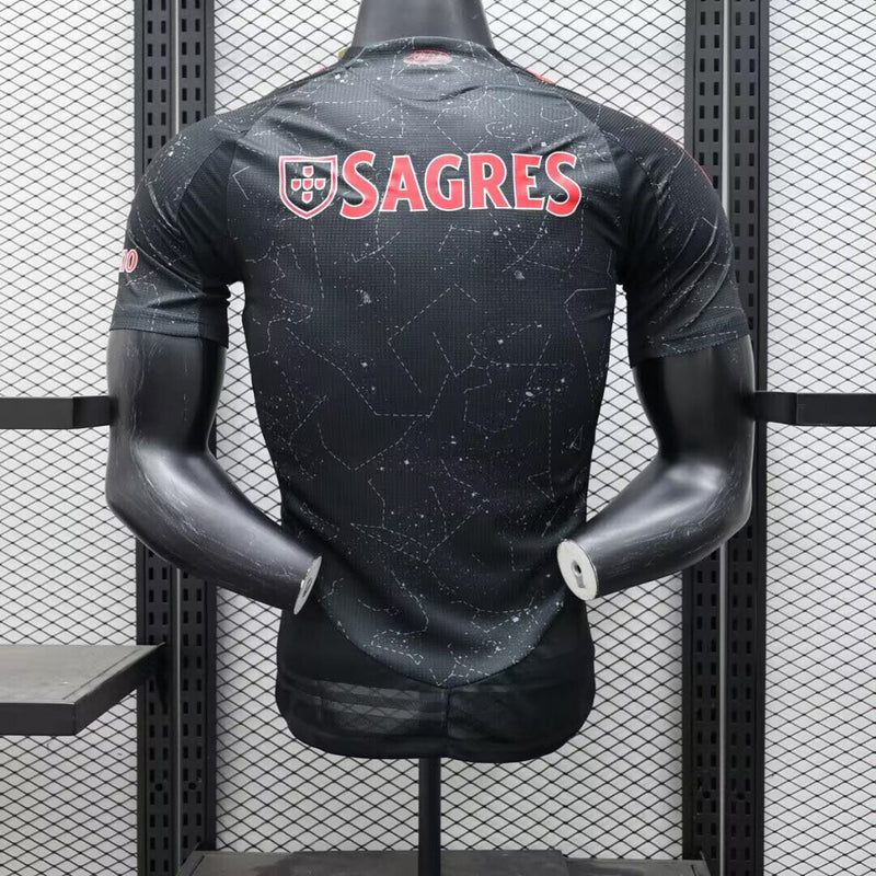 Camisola Benfica 2024-25 Away Preta Versão Jogador