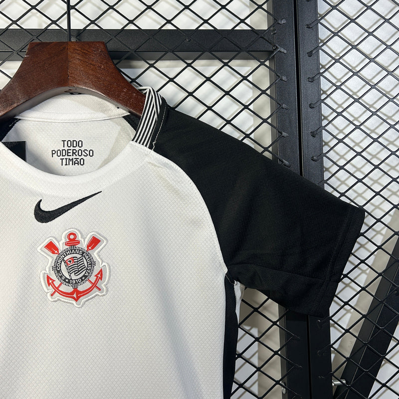 Conjunto Infantil Corinthians 2025/26 - Home