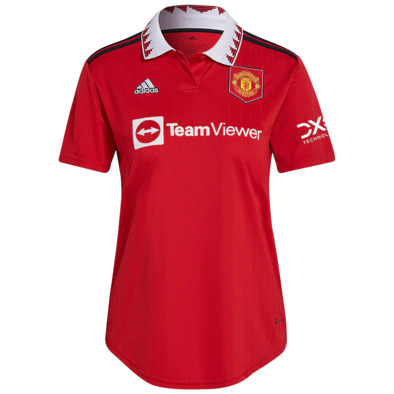 Camisola Feminina Manchester United 2022/23 Home