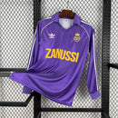 Camisola Retrô Manga Comprida Real Madrid 1984-85 - Away