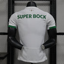 Camisola Sporting 2023-24 Away Branca Versão Jogador