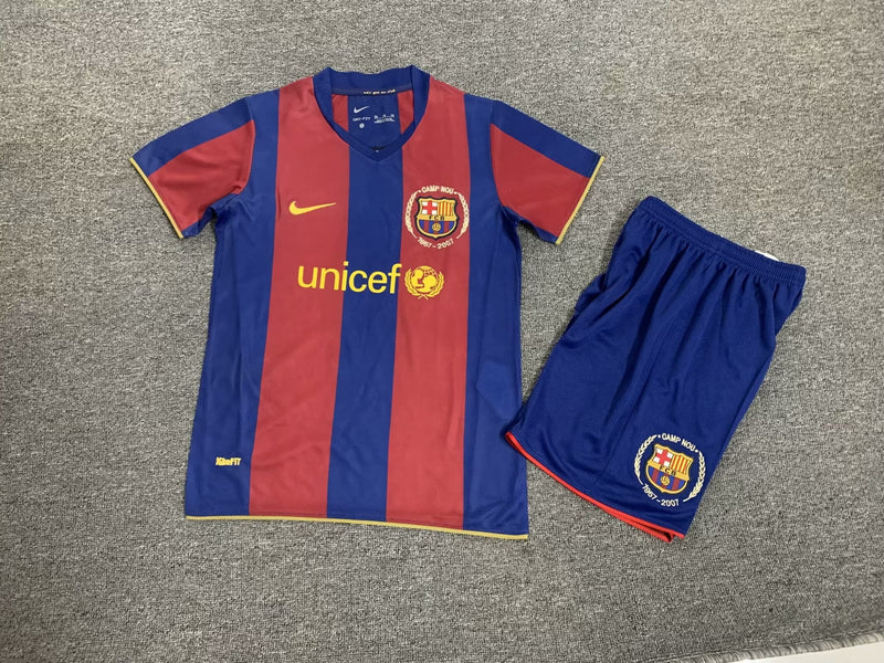 Conjunto Infantil Retrô FC Barcelona 2007-08 - Home