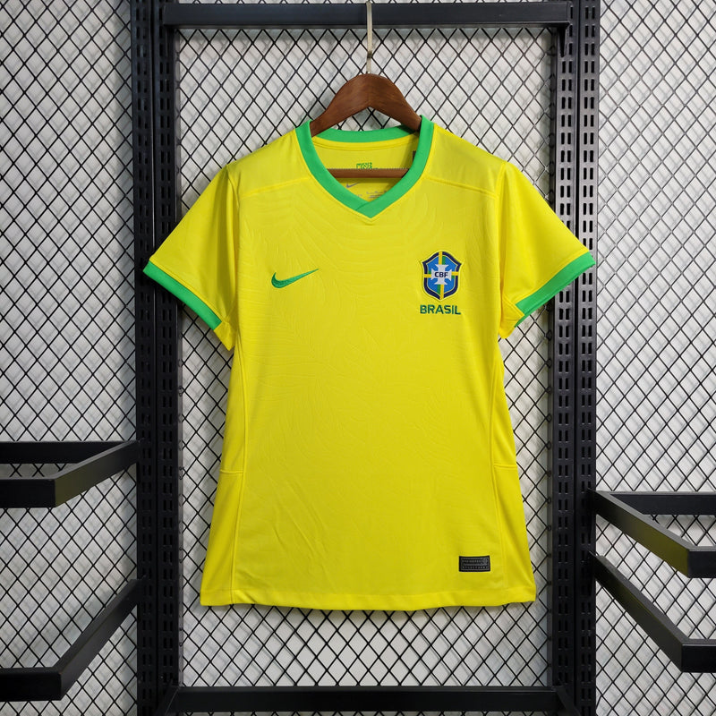 Camisola Feminina Seleção Brasil 2023/24 Home "Mãe Natureza"