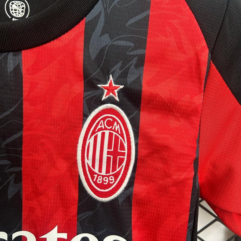 Conjunto Infantil Milan 2025/26 - Home