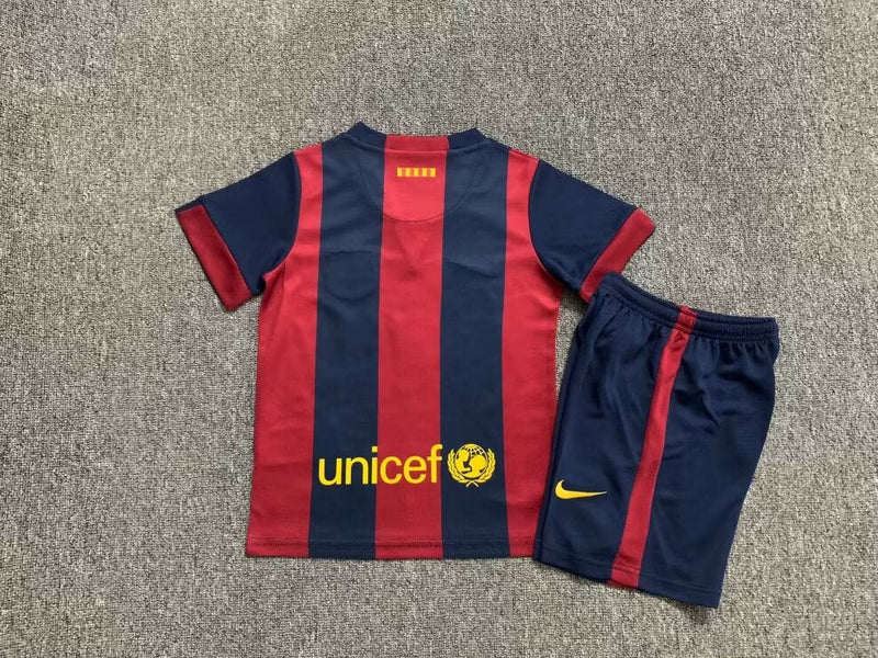 Conjunto Infantil Retrô FC Barcelona 2014-15 - Home
