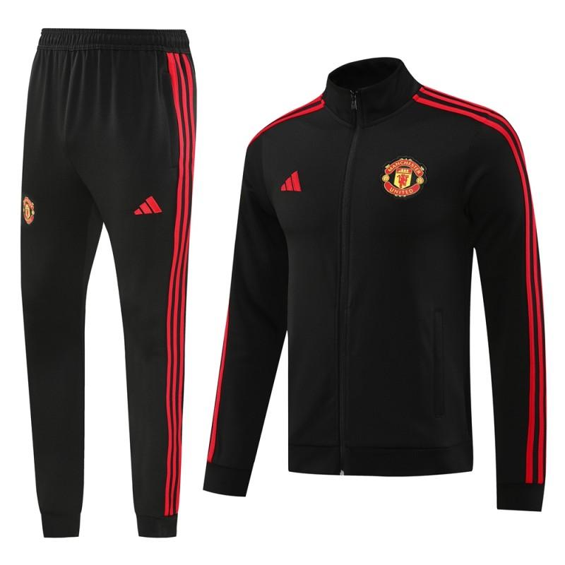 Conjunto de Treino Manchester United 2024-25 - Casaco sem Capuz