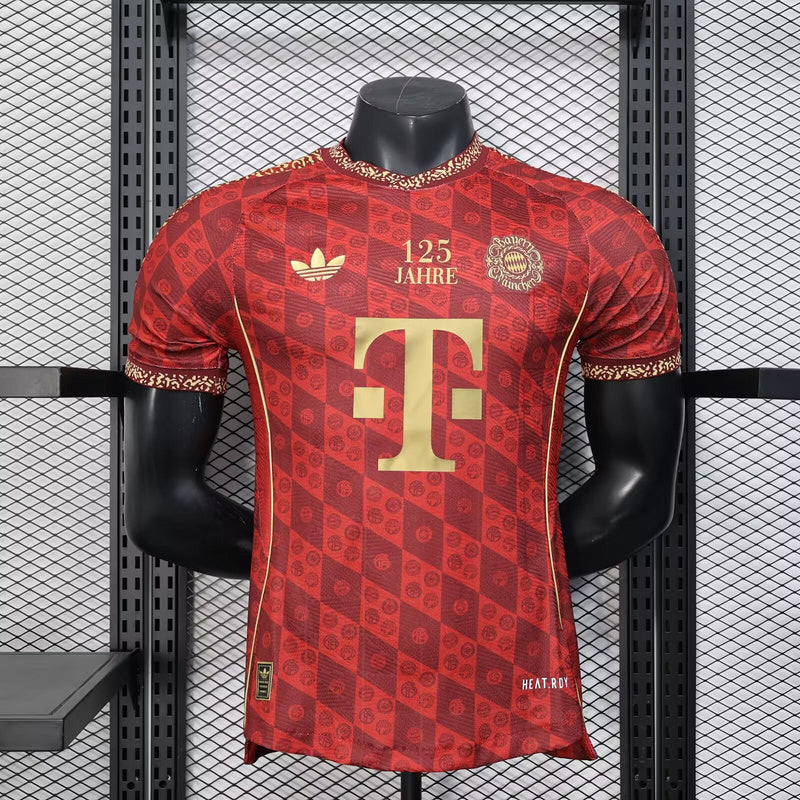 Camisola FC Bayern Munique 2025-26 Edição 125º Aniversário Versão Jogador