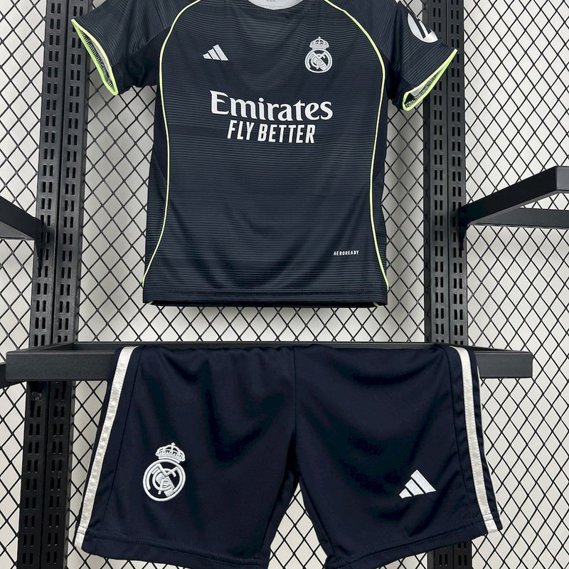 Conjunto Infantil Real Madrid 2025/26 - Away