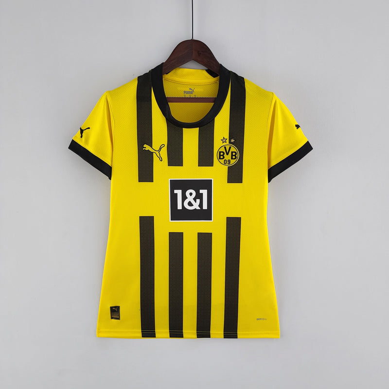 Camisola Feminina Borussia Dortmund 2022/23 Home