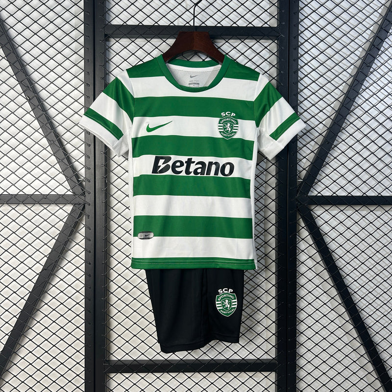 Conjunto Infantil Sporting 2025/26 - Home