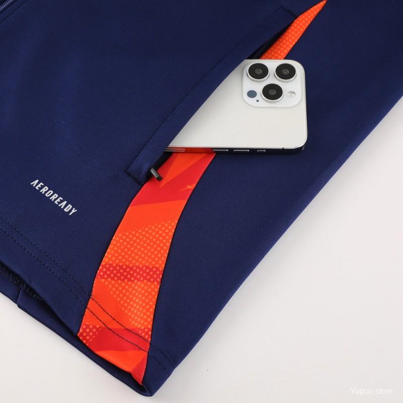 Conjunto de Treino Espanha 2024 - Casaco sem Capuz