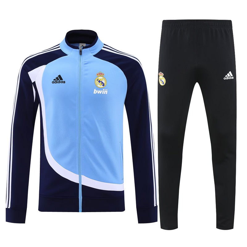 Conjunto de Treino Real Madrid 2025-26 - Casaco sem Capuz