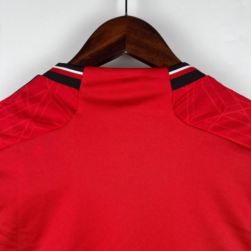 Camisola Feminina Manchester United 2023/24 Home
