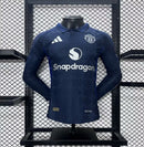 Camisola Manga Comprida Manchester United 2024-25 Away Versão Jogador