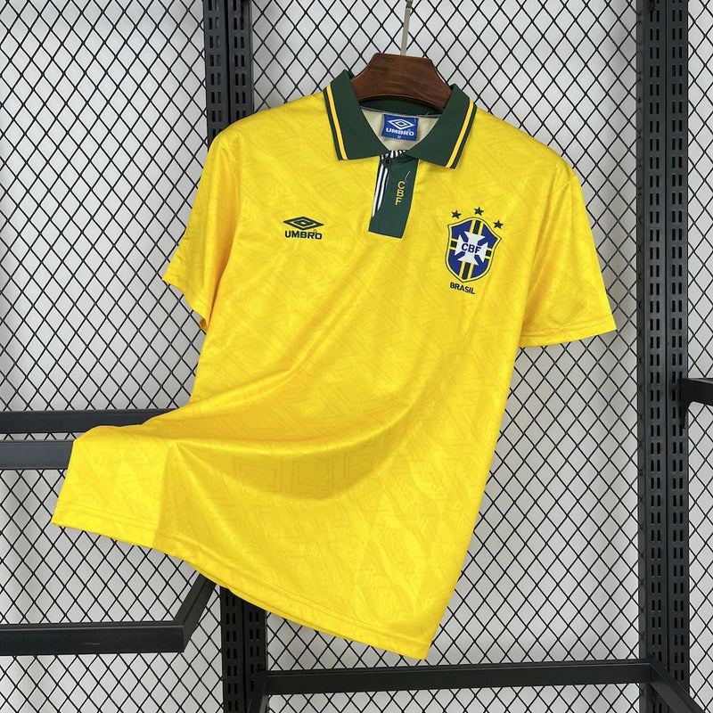 Camisola Retrô Brasil 1992 Home