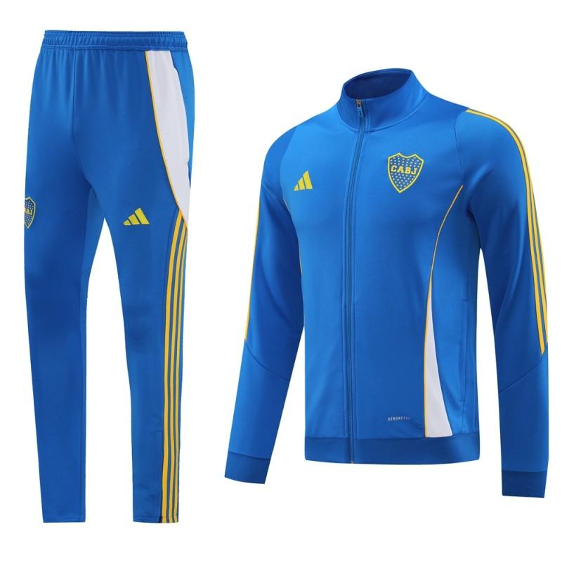Conjunto de Treino Boca Juniors 2024-25 - Casaco sem Capuz