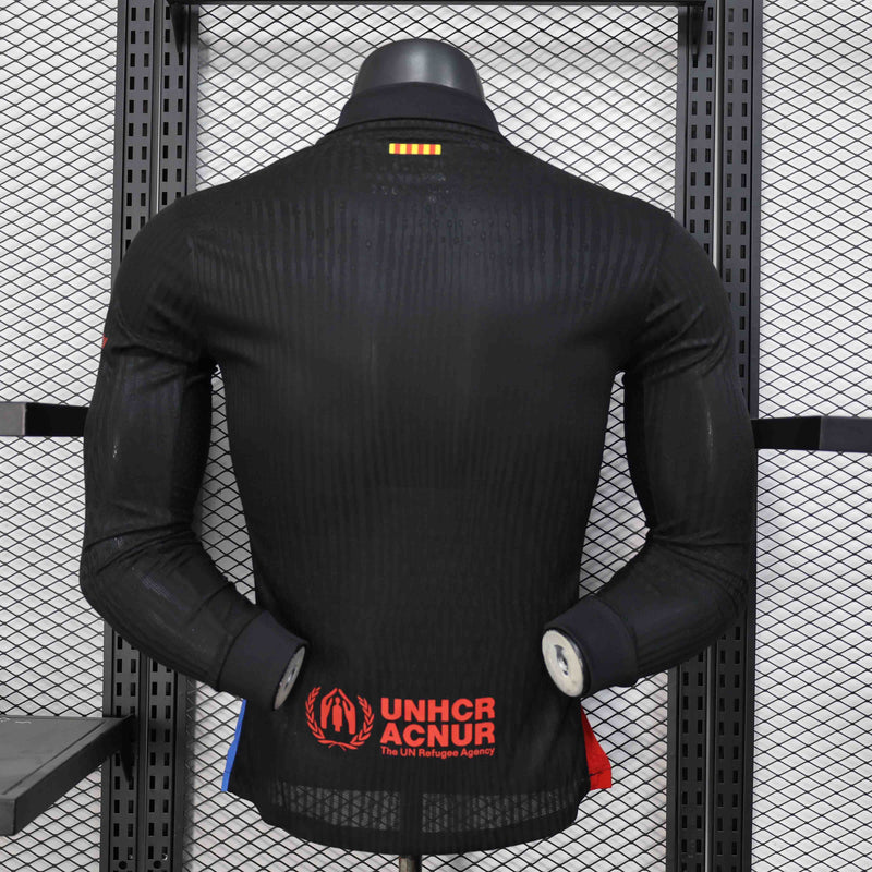 Camisola Manga Comprida FC Barcelona 2025-26 Edição Travis Scott Versão Jogador