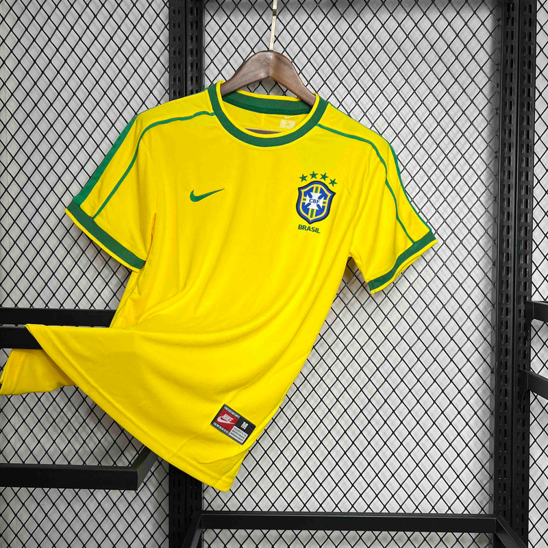 Camisola Retrô Seleção Brasil - 1998