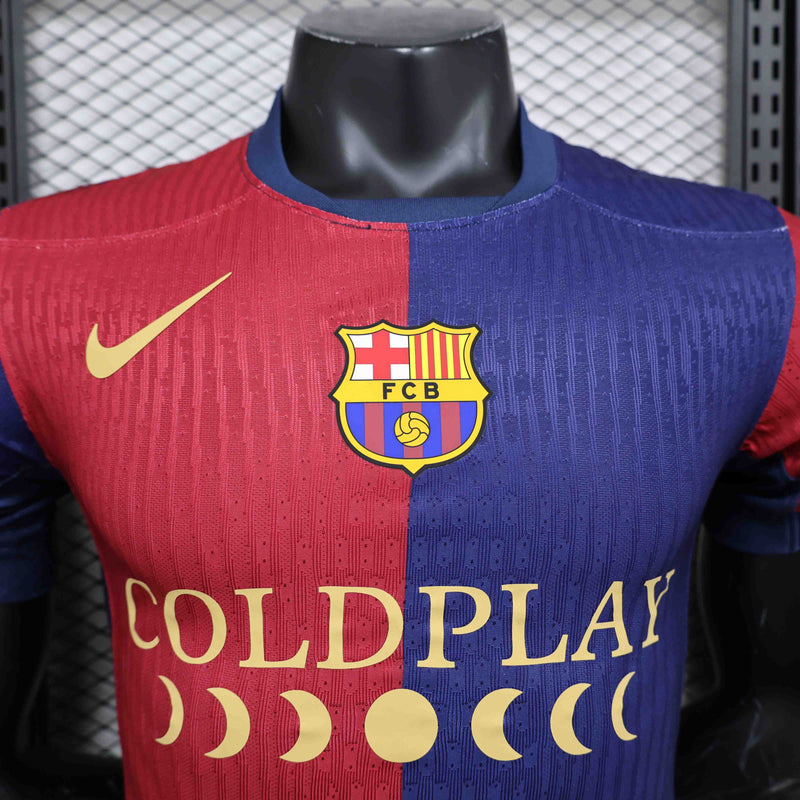 Camisola FC Barcelona 2024-25 Edição Coldplay Versão Jogador