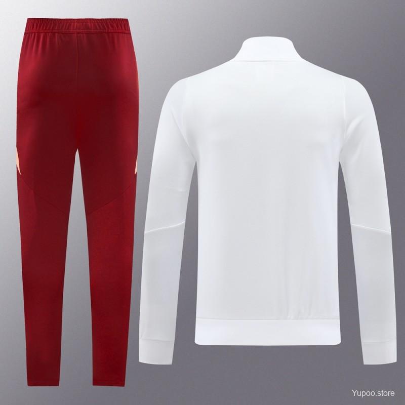 Conjunto de Treino AS Roma 2024-25 - Casaco sem Capuz