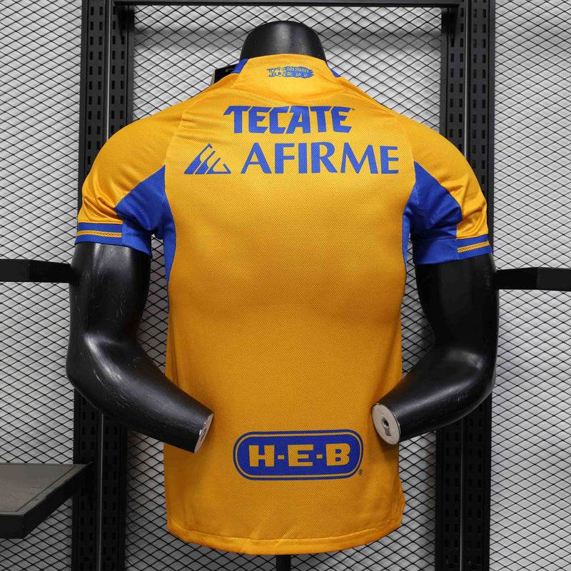 Camisola UANL Tigres 2025-26 Home Versão Jogador