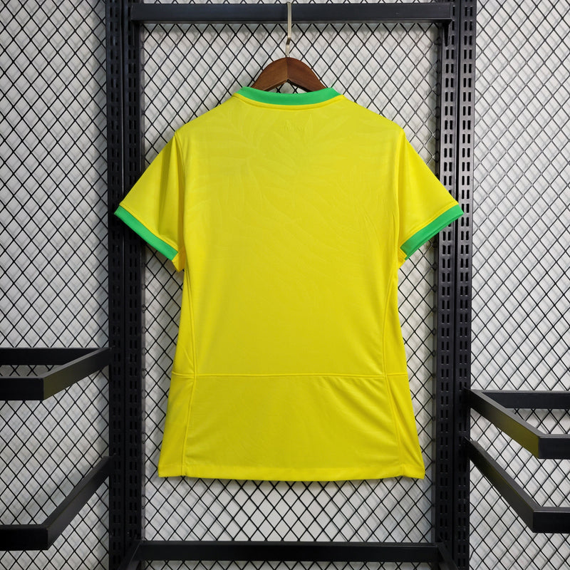 Camisola Feminina Seleção Brasil 2023/24 Home "Mãe Natureza"