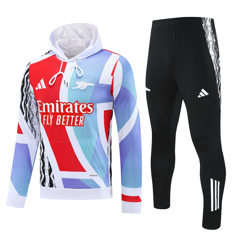 Conjunto de Treino Arsenal 2025-26 - Casaco com Capuz