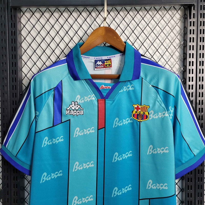 Camisola Retrô FC Barcelona 1996-97 Alternativa
