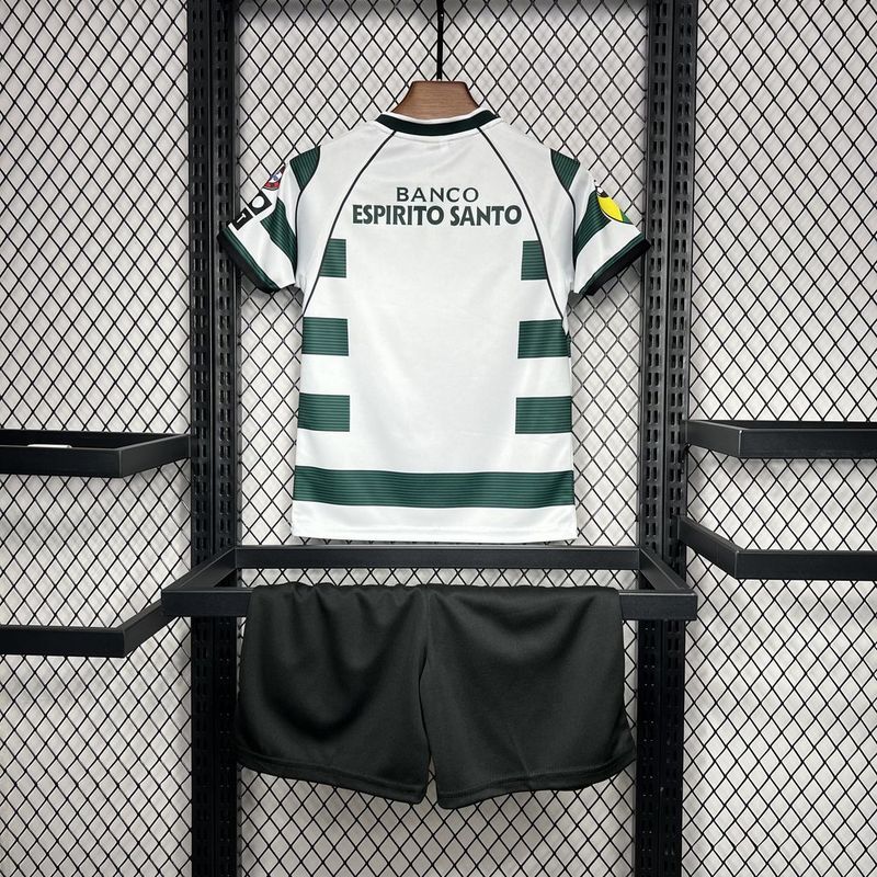 Conjunto Infantil Retrô Sporting CP 2001-03 Home