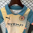 Conjunto Infantil Manchester City 2024/25 -  Fourth