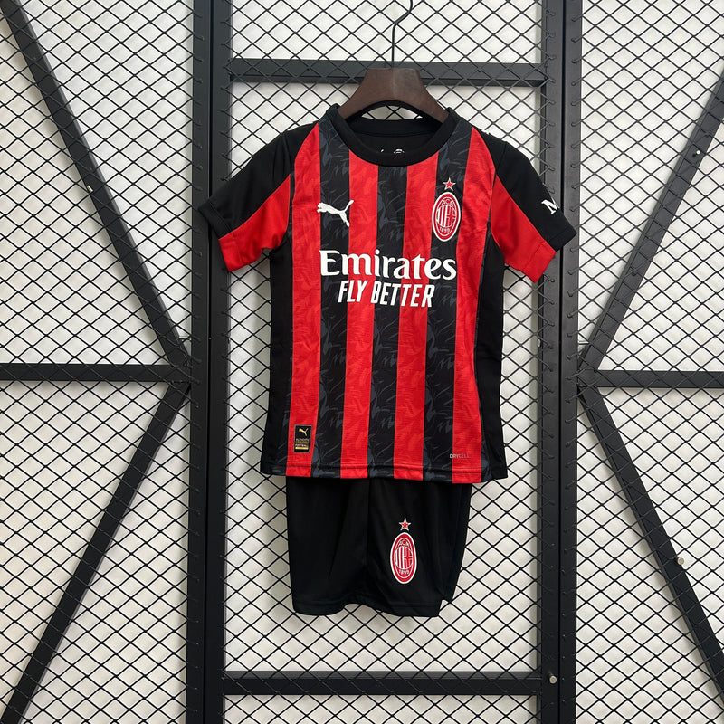 Conjunto Infantil Milan 2025/26 - Home