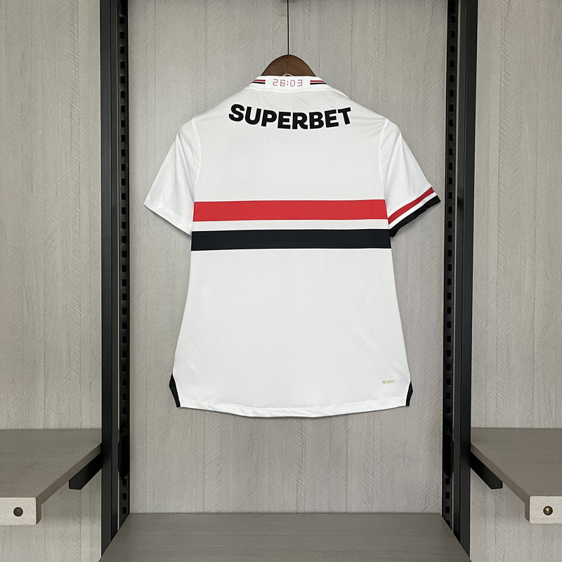 Camisola Feminina São Paulo 2025/26 - Home