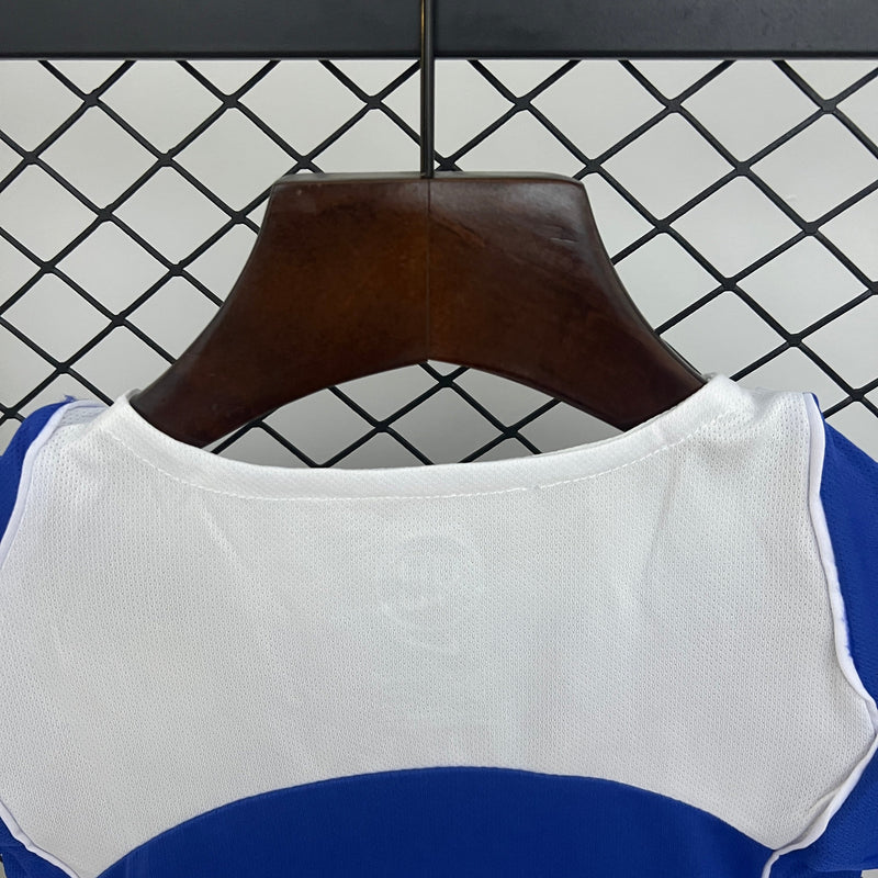 Conjunto Infantil Retrô Brasil 2004 Away